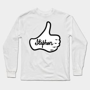 Men name Stephen Long Sleeve T-Shirt